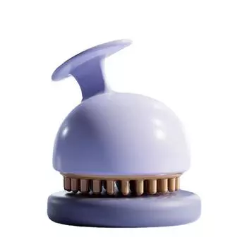 1 шт. меридианная массажная щетка для снятия усталости, скребковая терапия, инструмент Гуа Ша фиолетовый