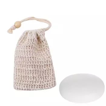 1 шт. мешок для мыла для душа, отшелушивающий натуральный сизаль, держатель для мыла