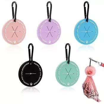 1 шт. мешок для собачьих какашек, ремни, подъемник для рта, выгуливатель собак, мешок для мусора для домашних животных, свободные руки, помогите надежно удержать отходы вашей собаки фиолетовый