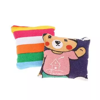 1 шт. мешок с песком детские игрушки квадратные переносные мешки с бобами для вечеринки моющиеся уличные интерактивные игрушки бросание игра для ребенка