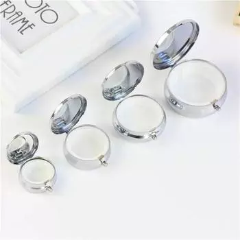 1 шт., металлическая коробка для таблеток, портативный карманный кошелек, коробочка для таблеток, дорожный органайзер для таблеток, аптечка, контейнер для витаминов, таблеток, Pilulier