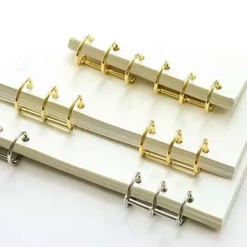 1 шт., металлическая папка-переплет, кольцо-альбом, зажим для альбомов, ремесленный альбом, металлическая папка, канцелярские принадлежности, канцелярские товары. золотой