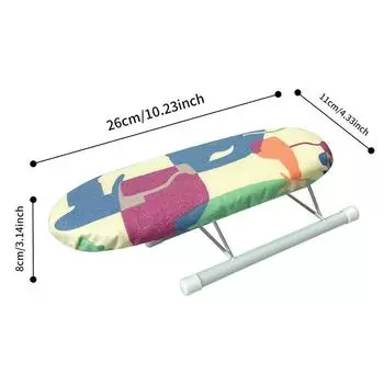 1 шт. металлическая портативная складная гладильная доска прочная и простая в эксплуатации для небольших помещений плечи складной тип гладильной доски as the picture