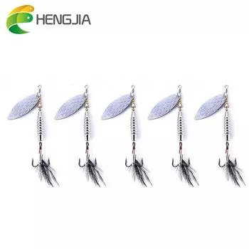 1 шт. металлическая рыболовная приманка 16,5 г вращающаяся ложка с блестками приманка с перьями рыболовные снасти жесткая приманка SpinnerBait Isca искусственная