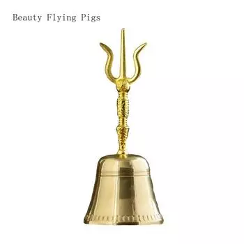 1 шт. Металлические артефакты тантрические буддийские колокольчики имитация древних дорог звенящий колокольчик алмазный колокольчик пестик фэн-шуй орнамент