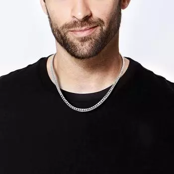 1 шт. Металлические украшения кубинское ожерелье своими руками из титановой стали украшения окантовка кромки панк хип-хоп 4.7mm*70cm