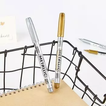 1 шт. металлические водонепроницаемые фломастеры для перманентной краски, канцелярские принадлежности, подарок