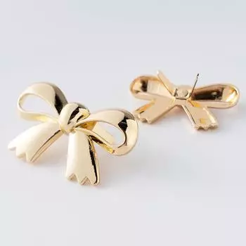 1 шт. металлический цинковый сплав легкий роскошный стиль милые сумки аксессуары банты 30*18.3 золотой