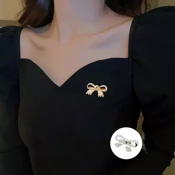 1 шт. металлический цинковый сплав легкий роскошный стиль милые сумки аксессуары банты 30*18.3 серебряный