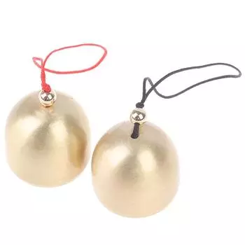 1 шт., металлический медный колокольчик, украшение, кулон, дверной звонок, сделай сам, изготовление колокольчиков чёрный