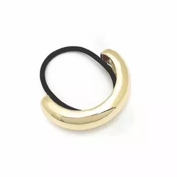 1 шт. Металлический ободок для волос U-образной формы с высококлассным ощущением для хвостиков, в европейском и американском стиле, круглый ободок для женщин