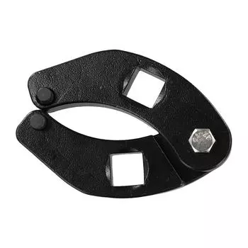 1 шт. Металлический регулируемый гаечный ключ для гаек сальников, инструмент для снятия крышки гидравлического цилиндра, аксессуары, черный цвет CHINA