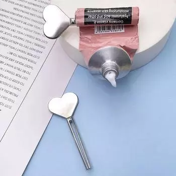 1 шт. металлический ручной дозатор для зубной пасты, практичный дозатор для крема для рук и очищающего средства для лица, выжиматель для тюбиков, металлические аксессуары для ванной комнаты