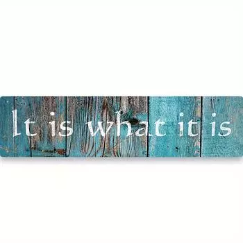 1 шт. Металлический ЗНАК Что это Дом Коттедж Хижина Кухня Деревенский Цитата Декор 4x16 дюймов\10x40 см чёрный