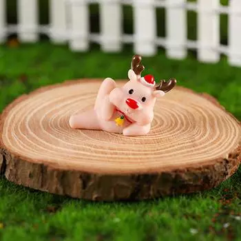 1 шт. микропейзаж смоляной лось олень рождественский сделай сам украшение рождественская фигурка лося настольные украшения статуя