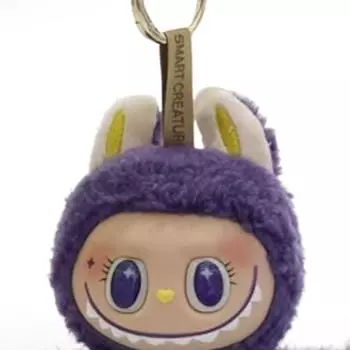 1 шт. Милая эмалевая фигурка монстра-брелок Labubu Высокое качество Milan Purple Kingdom Series Модель куклы игрушка подарок на день рождения