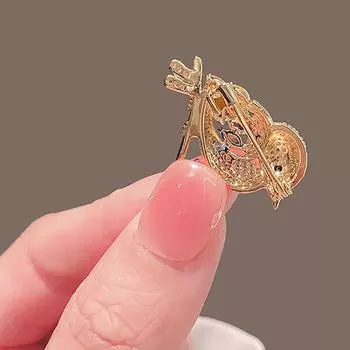 1 шт. Милая брошь в виде птиц-сорок для женщин, модные украшения в виде животных, булавки для лацканов на пальто и платье, подарки на свадьбу