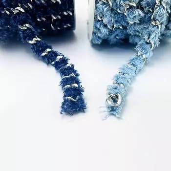 1 шт. Милая джинсовая цепочка для маленькой ароматической сумки-ремешка, полуфабрикаты, аксессуары для одежды своими руками