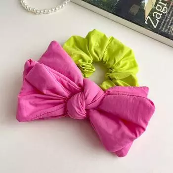 1 шт. милая и симпатичная резинка для волос в виде банта сливового цвета, резинка для волос с контрастной клеткой Дондэмун, Корея, американская ретро резинка для волос