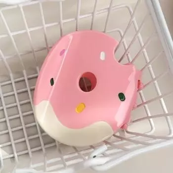 1 шт. милая имитация гурманской заколки, сладкий ацетатный зажим-пончик, средний зажим-акула для полусобранных волос, универсальная и повседневная заколка-краб