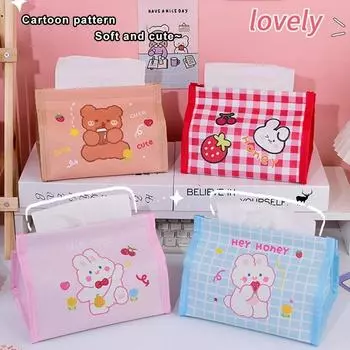 1 шт. Милая коробка для салфеток, домашняя коробка, большая коробка для хранения, держатель для салфеток, украшение для гостиной, спальни, кухни, рабочего стола, для хранения салфеток