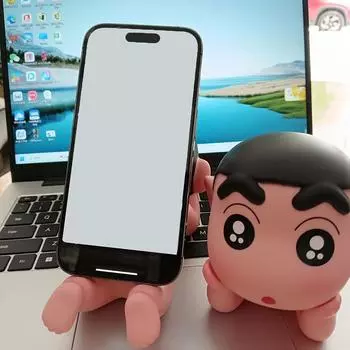 1 шт. Милая кукла Crayon Shin-Chan Naked Party Phone Stand Home Decoration Models Figures Toys Tablet Phone Holder