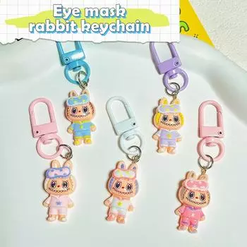 1 шт. Милая маска для глаз пижама брелок мультфильм монстры телефон кулон наушники чехол подвеска сумка Декор автомобильный брелок