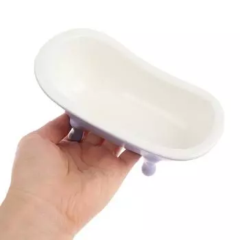 1 шт. Милая миска для еды для домашних животных в ванной розовый