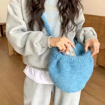 1 шт. Милая модная вязаная шапка из мягкого плюша, зимняя теплая шапка-пуловер с капюшоном и защитой от ушей