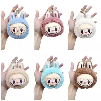 1 шт. Милая мягкая кукла, плюшевая игрушка, брелок, держатель для ключей, сумка, кулон, подарок на вечеринку, игрушки для мальчиков, девочек, детей One Size кофейный
