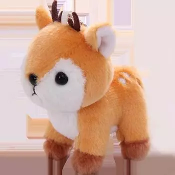 1 шт. Милая мультяшная лесная игрушка жираф, мягкая игрушка, маленькая кукла, брелок, рюкзак, кулон, подарки на день рождения, Рождество