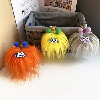 1 шт. Милая забавная сумка-подвеска, мультяшная жареная кукла, брелок, сосиска, рот, плюшевая игрушка