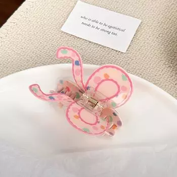 1 шт. милая заколка-краб с вишней и бабочкой, трехмерный цветок, бант, заколка-краб для волос, заколка на затылок