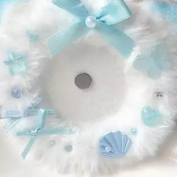 1 шт. милые кошачьи ушки плюшевые держатель значка ручной работы упаковка для ювелирных изделий брелок для значков 58 мм сумка аксессуары для самостоятельного изготовления A2