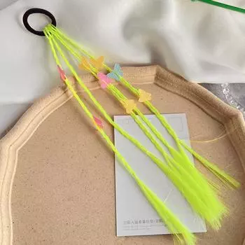 1 шт. Милые косички для девочек в виде пятиконечной звезды, резинки для волос, повязки на голову, резинки, аксессуары для волос для детей, украшение для волос