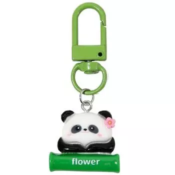 1 шт. Милый брелок для ключей в виде животного, держатель для ключей, сумка, кулон, мультяшная панда, рюкзак, декор