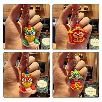 1 шт. милый брелок в виде змеи со знаком зодиака, аксессуары для самостоятельного изготовления, цепочка с подвеской, подарок, мультяшная кукла, аксессуары, сумка, брелок, украшения as the picture