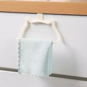 1 шт. Милый котенок Крючки для двери для подвешивания Органайзер-крючки на дверь без сверления Однополюсный крючок на дверь белый