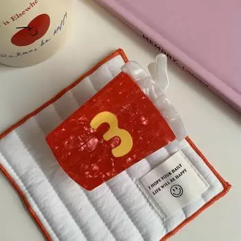 1 шт. Милый кремовый клубничный зажим для волос с уксусной кислотой, высокий хвост, фруктовый мультяшный зажим для волос, маленький свежий сладкий зажим-акула