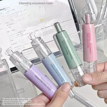 1 шт., милый макаронный цветной пресс, корректирующая лента типа ручки, вращающийся роликовый корректор, студенческая работа, экзамен, исправление ошибок, канцелярские принадлежности