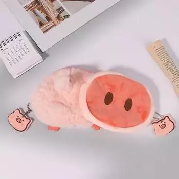 1 шт., милый мини-свинья, ноздря свиньи, кошелек для монет, плюшевая игрушка, милая студенческая ручная сумка с чучелами, брелок, подарок для детей