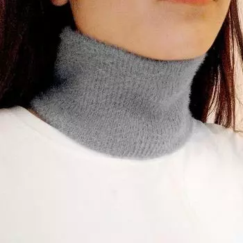 1 шт. милый модный плюшевый шарф имитация норки плюшевый однотонный мягкий шейный платок для улицы холодостойкий