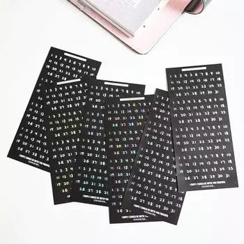 1 шт. Милый мультяшный детский шрифт № 1~31 наклейки с цифрами календарь планировщик скрапбукинг журнал ежемесячный день ежедневный этикетка времени украшение