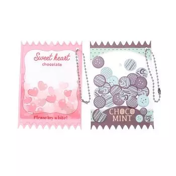 1 шт. Милый мультяшный мешок для конфет 58 мм-75 мм сумка для хранения значков подвеска защитный чехол сумка для конфет реквизит подвеска жёлтый