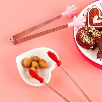 1 шт., милый силиконовый зажим для еды, зажим для хлеба и барбекю, устойчивый к высоким температурам и ожогам, силиконовый зажим