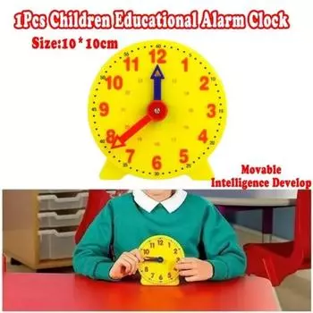 1 шт. мини 24-часовые детские часы для обучения, игрушки для детей, взаимодействие родителей и детей, обучающие часы, игрушки, обучающие пособия