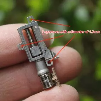 1 шт. Мини 5 мм 2-фазный 4-проводной прецизионный металлический редукторный шаговый двигатель ультра-микро 5 мм ходовой линейный привод