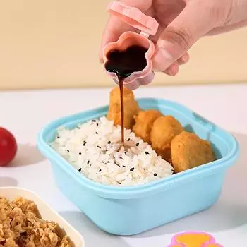 1 шт. мини-бутылка для соуса, кошачья лапа, контейнер для кетчупа и горчицы, герметичный дозатор синий