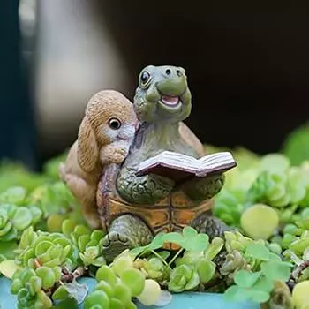 1 шт. Мини-деревенские черепахи, кролики, ежи, статуи, скульптуры, статуэтка для йоги, гостиная, домашний аквариум, декор, украшения для стола A4