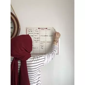 1 шт. мини-еженедельник Myweek, планировщик My Week, умная бумажная доска для письма, 40x50 см